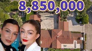 Famous Inside Gigi and Bella Hadid's $8.85M Childhood Home in Montecito|Luxury Home Tour Wealth