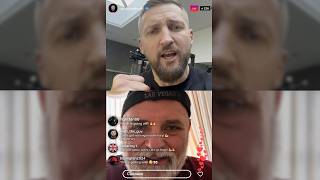 Carl Froch CONFRONTS John Fury On LIVE Following Fight Callout