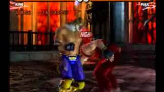 Tekken 5 all of King's grapple and throw combos