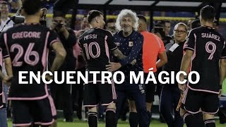 MEETING BETWEEN MESSI AND JORGE 
