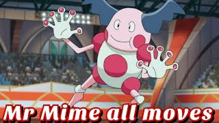 mr mime all attacks \& moves (Pokemon)@TSCRChannel