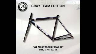 Jrspeed Gray Team Edition Track Frame Set