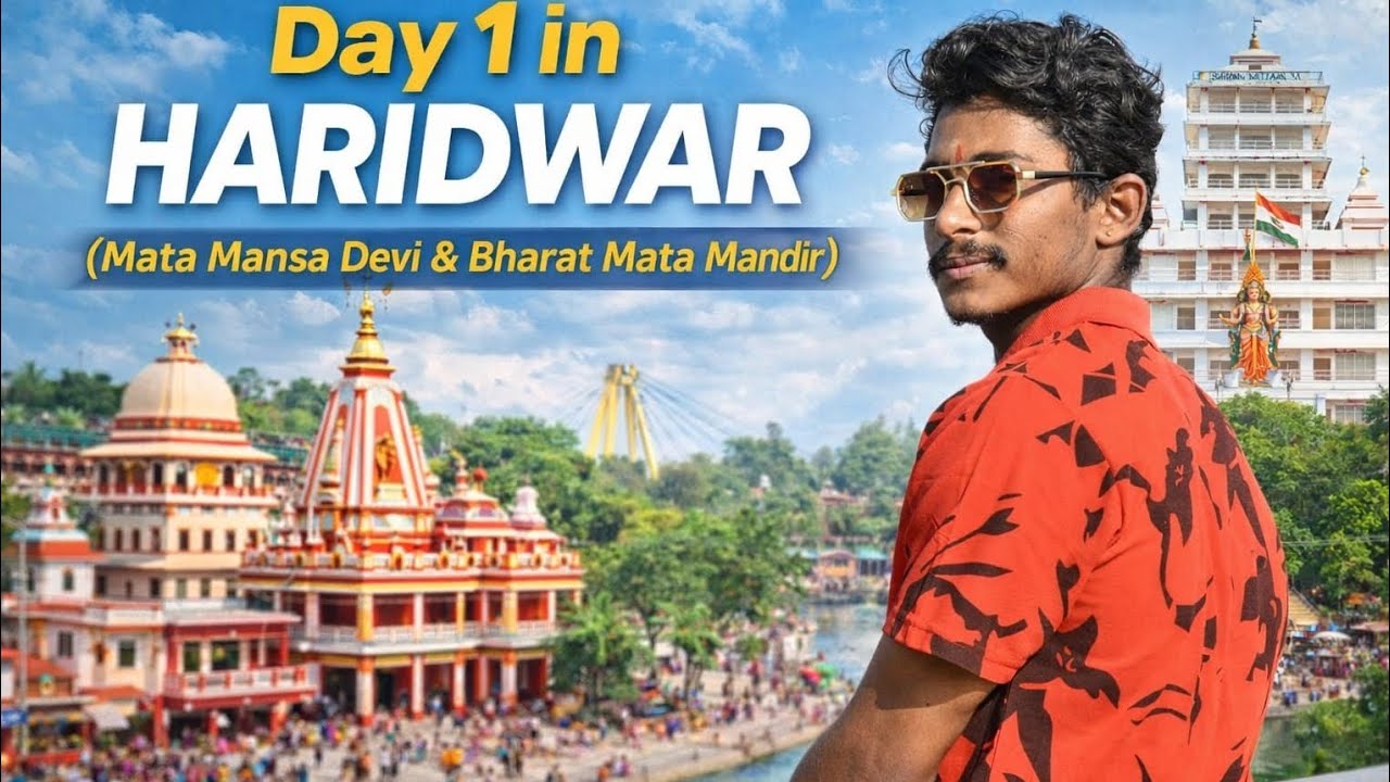 Day 1 in Haridwar 🔱 | Mansa Devi & Bharat Mata Mandir Darshan