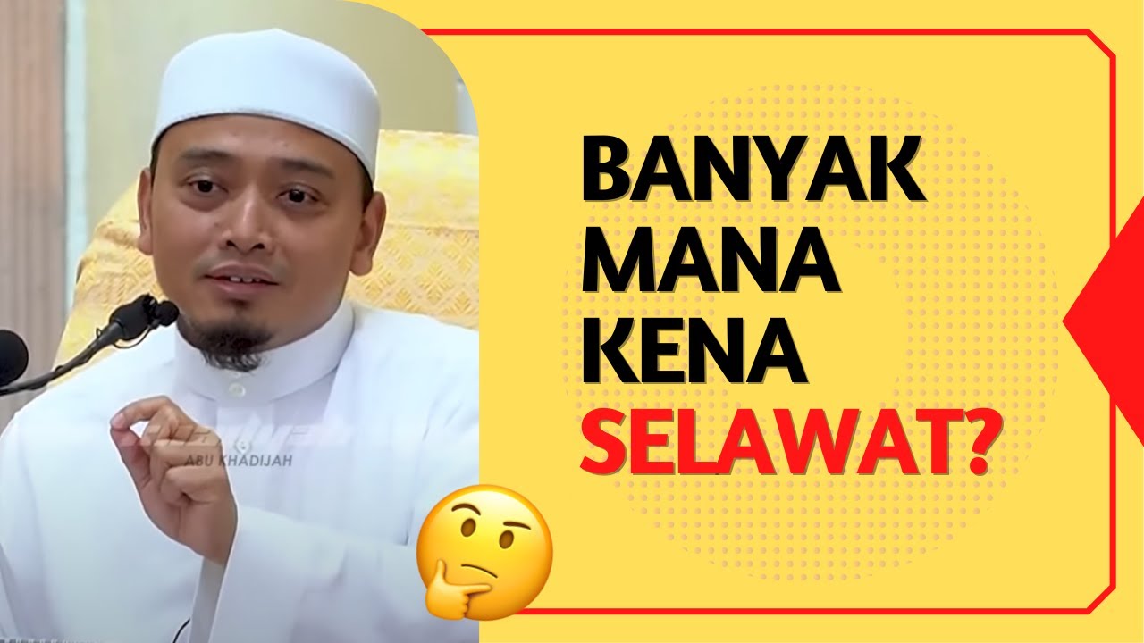 Kelebihan Selawat Yang Paling Besar Ustaz Wadi Annuar Youtube