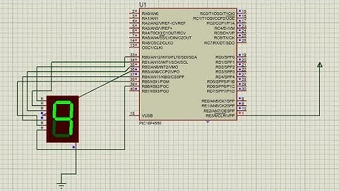 Contador BCD | Ascendente | PIC18F4550 | Display 7 segmentos | 1 Segundo