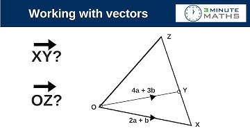 How to work with vectors - exam question