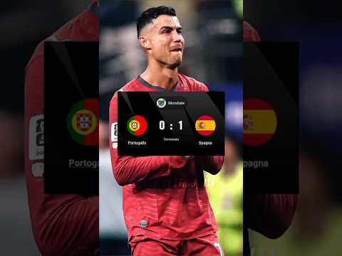 Video Ronaldo dice addio al Portogallo| Portogallo Spagna ?viral