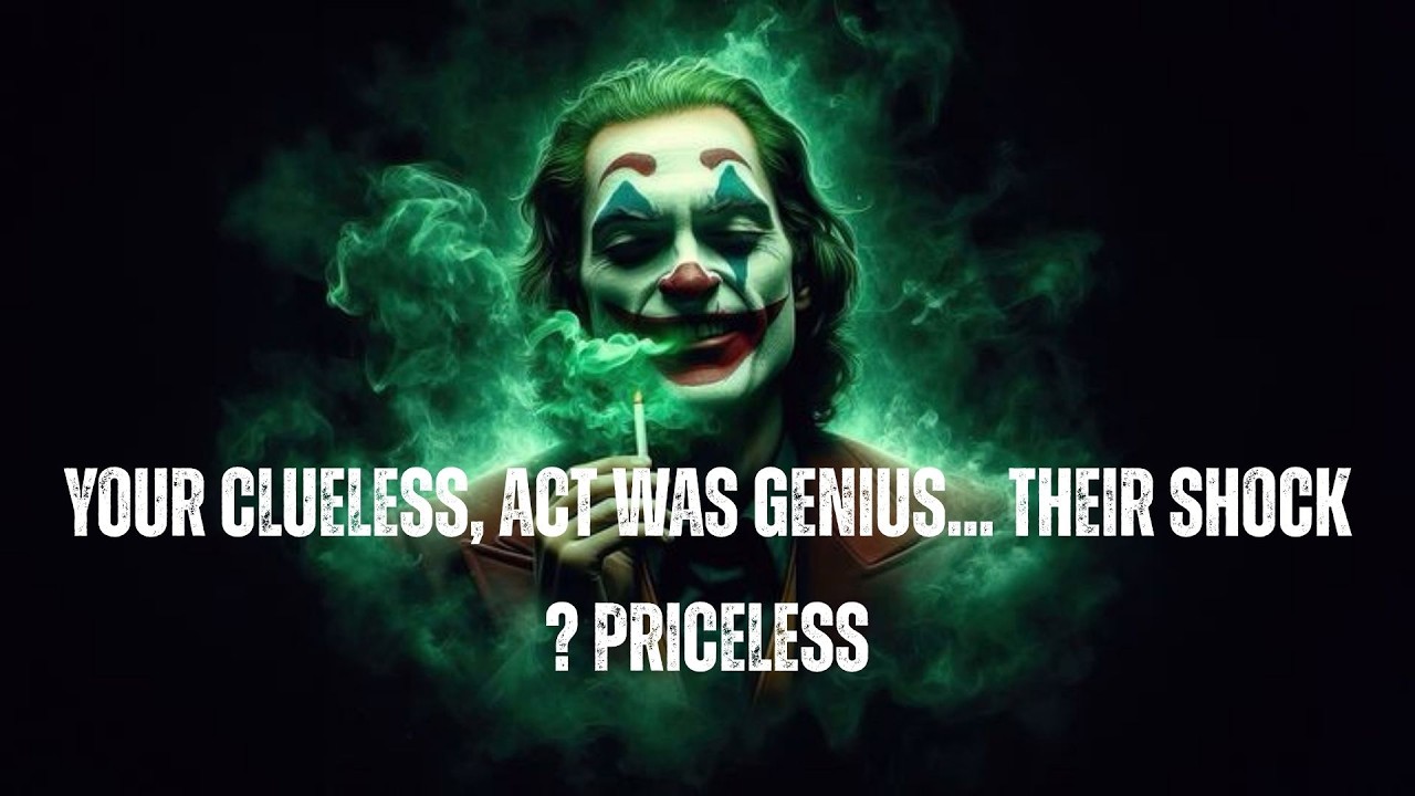 YOUR 'DUMB' ACT FOOLED EVERYONE... UNTIL YOU REVEALED YOUR HAND 💀🃏 || JOKER