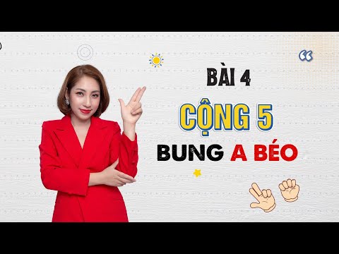 Video TOÁN FINGER MATH NHẬT CHO BÉ : BÀI 4 : CỘNG 5 BUNG ANH... - youtube