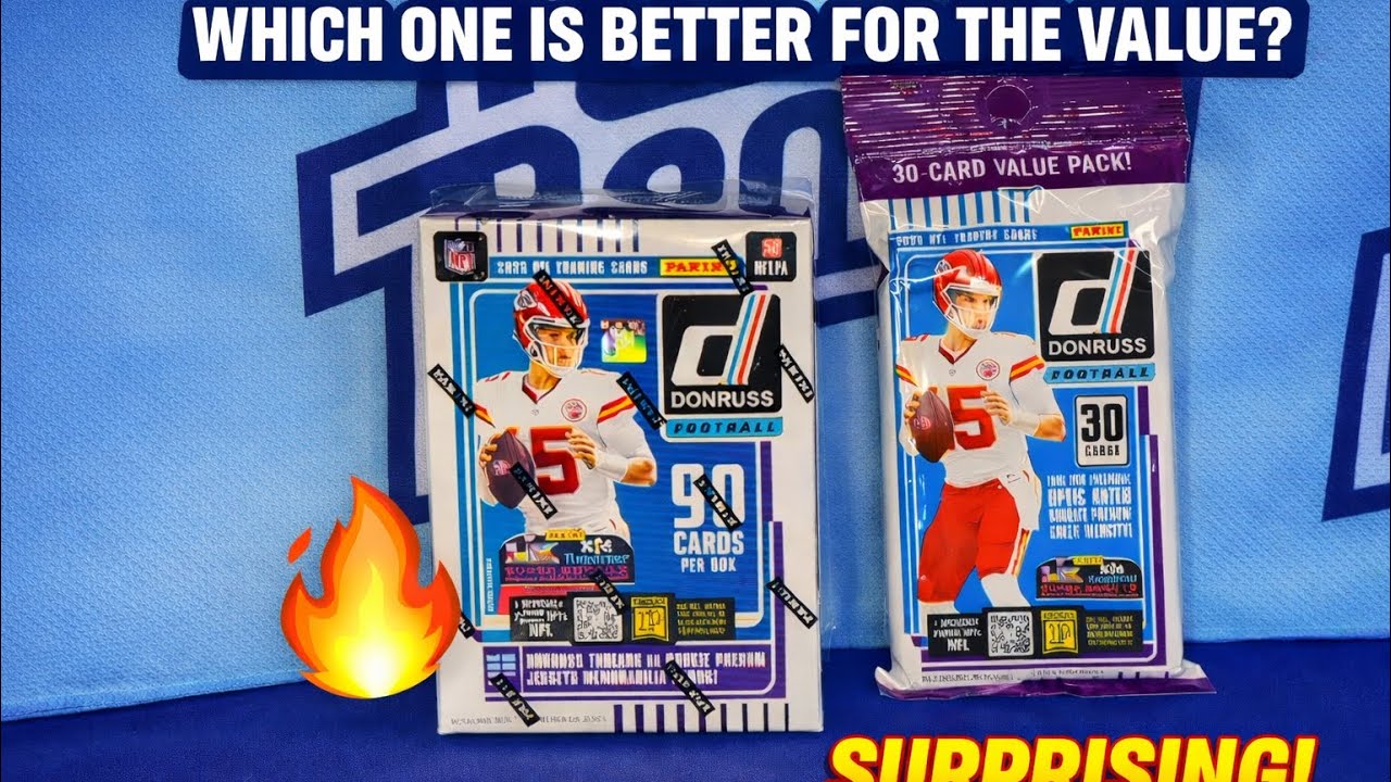 BLASTER OR VALUE PACK?!🔥🔥 2025 DONRUSS BLASTER AND 2025 DONRUSS VALUE PACK!!