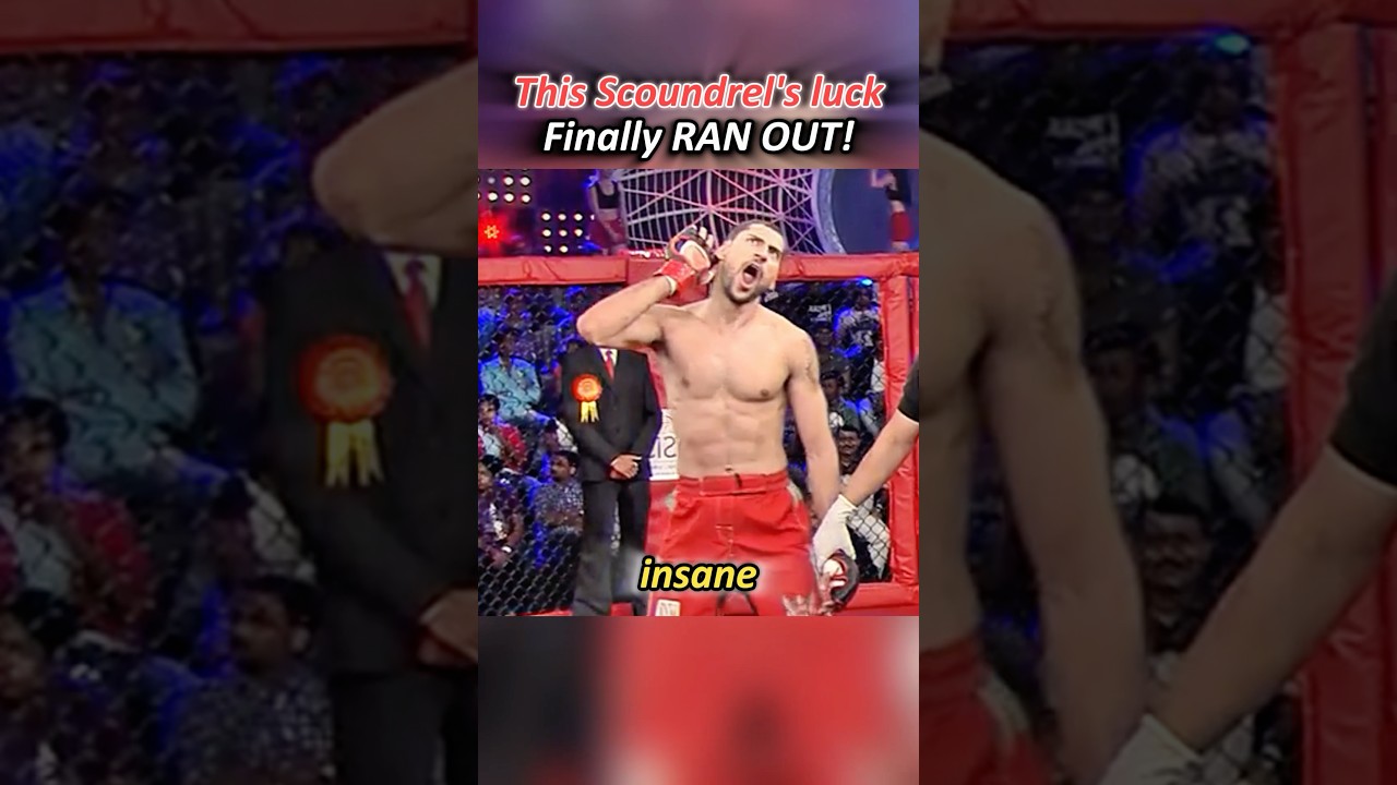 This arrogant bastard learned humility in 8 seconds