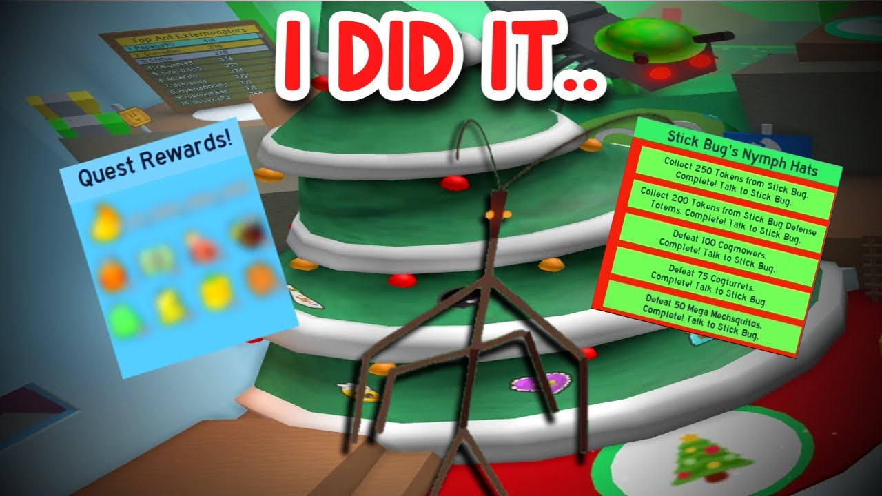 How I completed Stick Bugs's Beesmas Quest as a Blue Hive!!! - YouTube