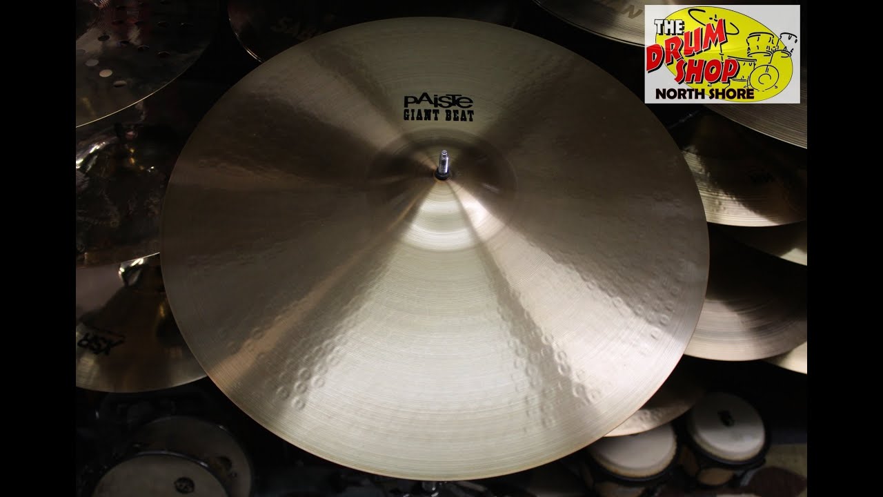 Paiste Giant Beat MultiFunctional Crash / Ride 20'' The Drum Shop North Shore YouTube