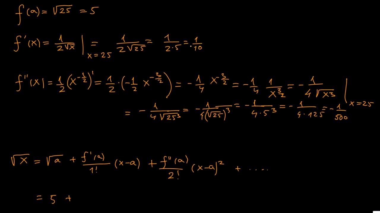 07. Tejlorov red- izracunavanje korena - YouTube