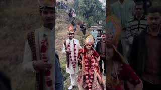 पहाड़ों में ऐसे होती है 'दुल्हन' की विदाई🥹♥️ || Village wedding Uttarakhand || @navrajvlogs3454