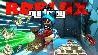 OPGESLOTEN IN DE BANK MET RAY GUN !!  | Roblox Mad City #3