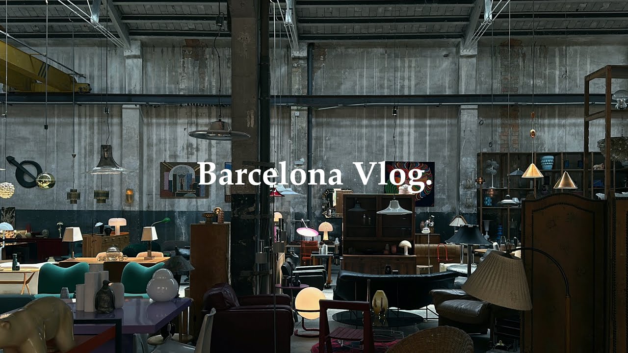 A Slow Sunday and Vintage Furniture Shopping | Barcelona Vlog