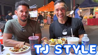 AMAZING Mexican Street Food In Santa Ana. Tacos Heaven! | Little TJ - Orange County Food Review