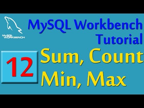 MySQL Workbench, 12, Select Sum Count Min Max Avg Data Pada Table, Database Untuk Visual Basic Expre