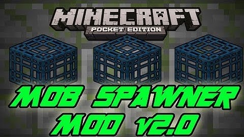 MOB SPAWNER 2.0 Minecraft PE: Mod Showcase [0.8.1]