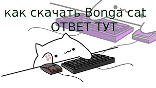 КАК ПОДКЛЮЧИТЬ BONGA CAT НА СТРИМЕ🤔 ОТВЕТ ТУТ  !