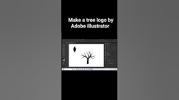 how make tree logo by illustrator #grandchoice #satisfyingvideo #tiktok #viralvideo #entertainment