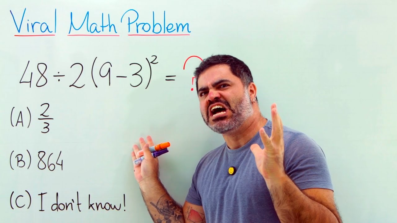 Can You Solve this VIRAL MATHEMATICS PROBLEM? It's driving internet CRAZY!