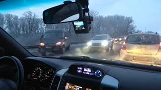 Авария на Загородном шоссе в Оренбурге 10 01 2019