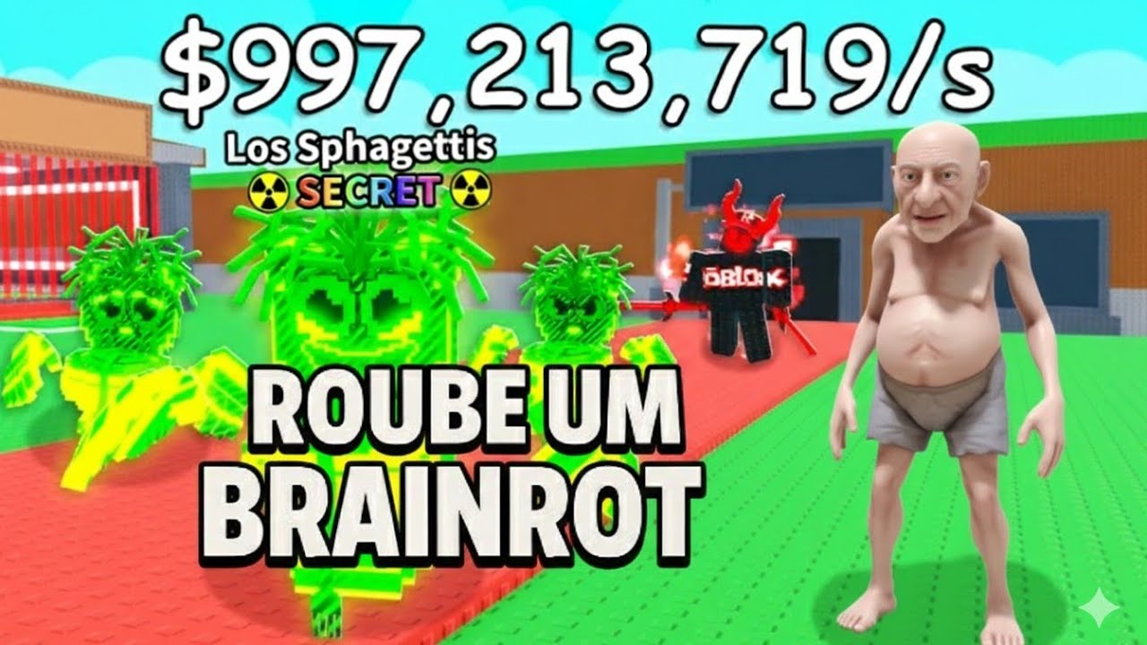 Roubei um Los Tortus Secret - Roube um Brainrot (Roblox)
