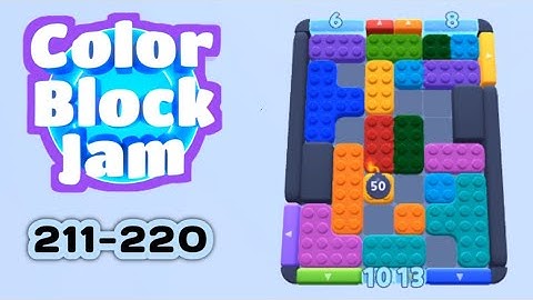 Color Block Jam Level 211-220 | No Commentary, No Music | Android Gameplay