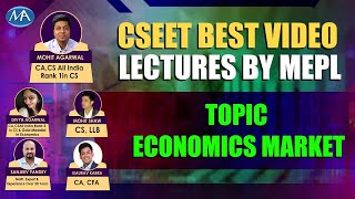 CSEET || Economics Best Class || Market Full chapter