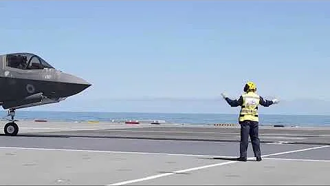 British aircraft carriers were deployed to take on F-35 fighters