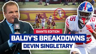 Baldy's Breakdowns: Giants Edition | Devin Singletary's Week 2 Game Tape | New York Giants