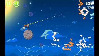 Angry Birds Space Level 1-14 3 Star Walkthrough screenshot 5