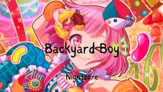 { •NIGHTCORE• } Backyard Boy | Claire Rosinkranz | Lyrics 🌺