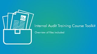 Internal Audit Training Course Toolkit Preview