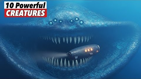 10 Scariest Sea Monsters Ever!