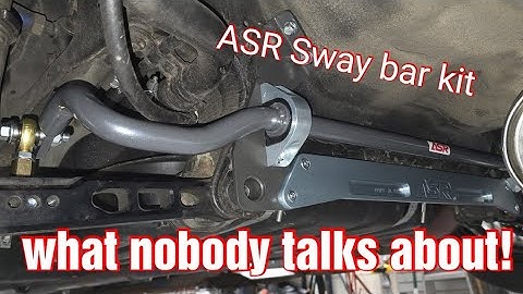 DA Integra ASR Sway bar kit. What nobody talks about!!! 👀😬