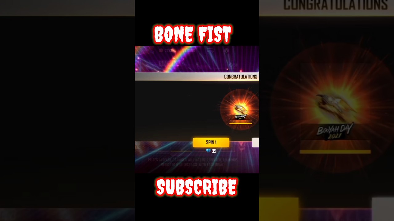 BONE FIST SKIN||ONLY 69 💎DIAMONDS