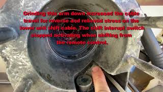 Mercruiser Alpha 1 Reverse gear stalling adjustment repair Mystery Solved?