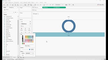 How to Create a Gauge Charts with Donut Charts in Tableau Desktop