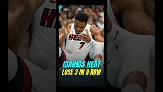 Giannis is now 0/3 with the Heat so far😭