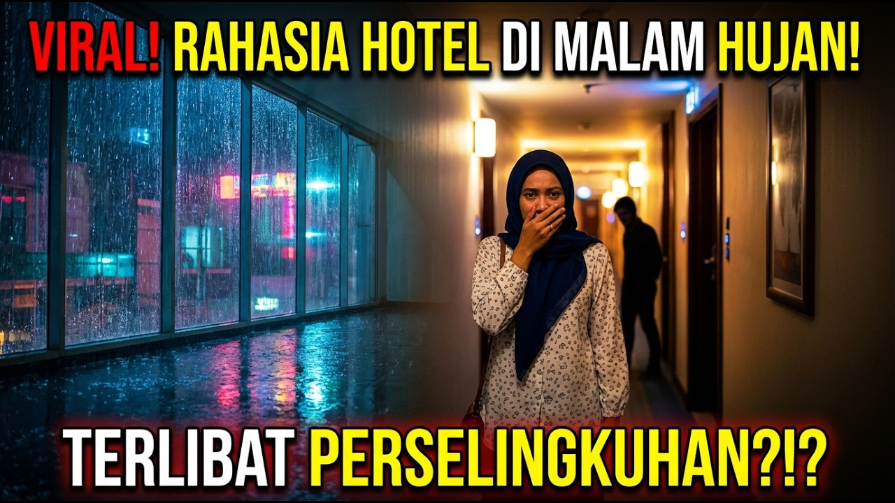 VIRAL! Rahasia Hotel di Malam Hujan — Wanita Berhijab Terlibat Dalam Kasus Perselingkuhan?!?