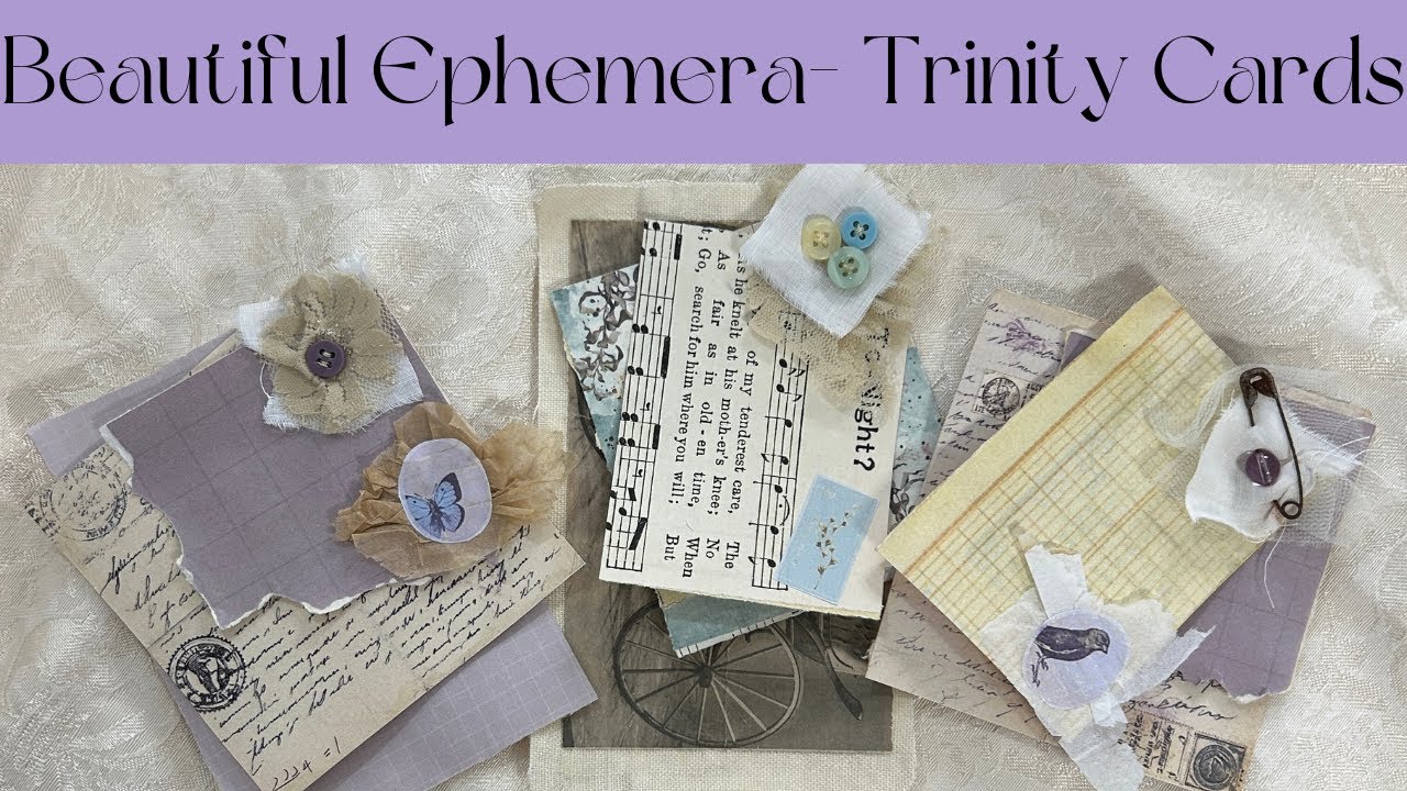 Trinity Cards: The Secret Weapon for Your Junk Journal!