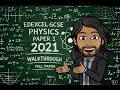Edexcel GCSE Physics Paper 1 2021 Walkthrough