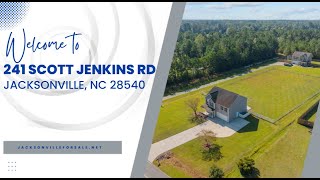 241 Scott Jenkins Rd | Spacious Jacksonville NC Home on 1 Acre