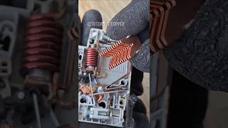 How much copper inside the MCB #scrapping #copper #scrap @10Tonsofcopper