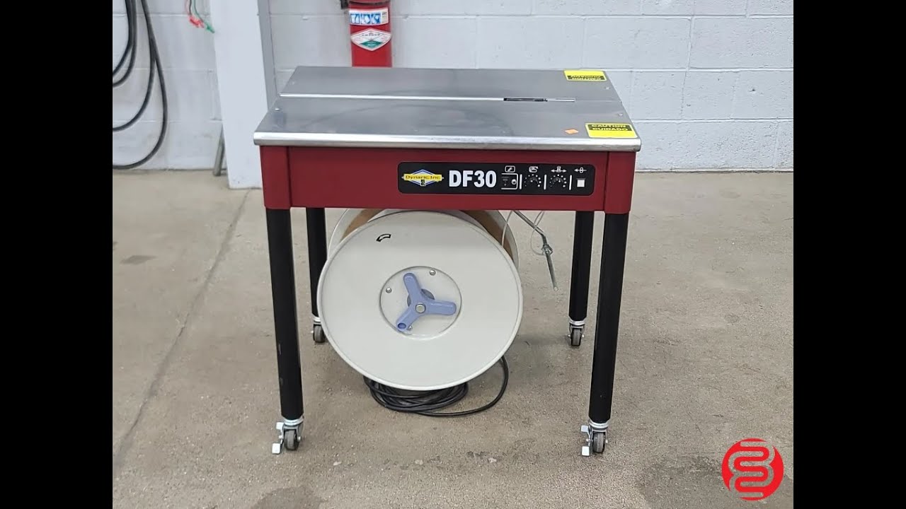 Dynaric DF-30 Semi-Automated Strapper - YouTube