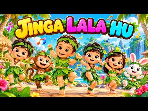Jinga Lala Hu Mama Mami Mama Pu Pu | Jinga Lala Hu Hu | Funny Dancing Kids - Anaya Rhymes