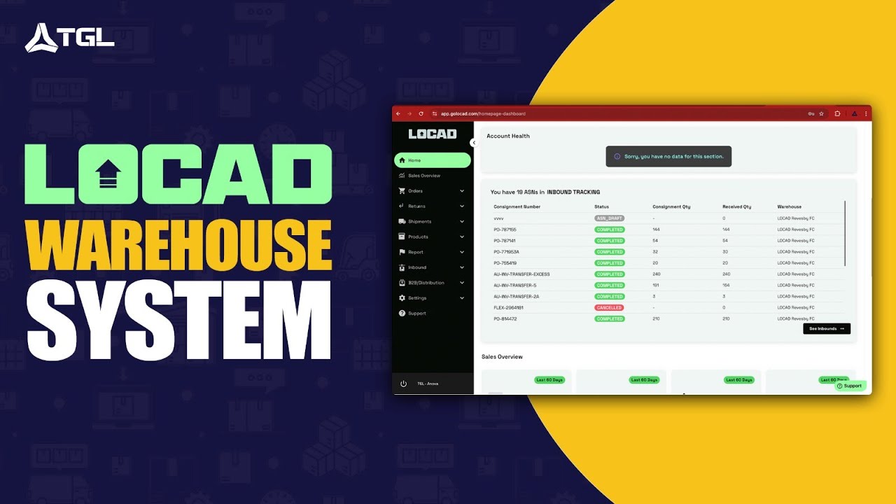 Locad Warehouse System